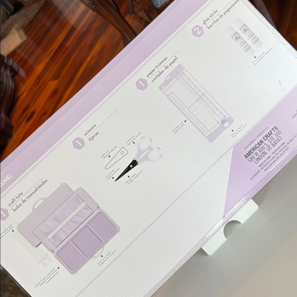 NWT Purple Crafting Tote Bundle 7pc - Picture 4 of 4